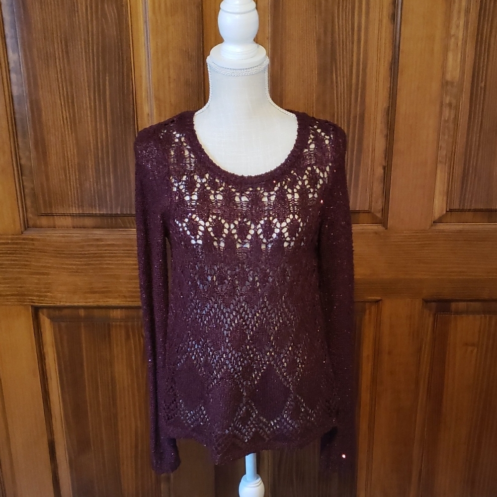 Maurices Burgundy Knit Sweater